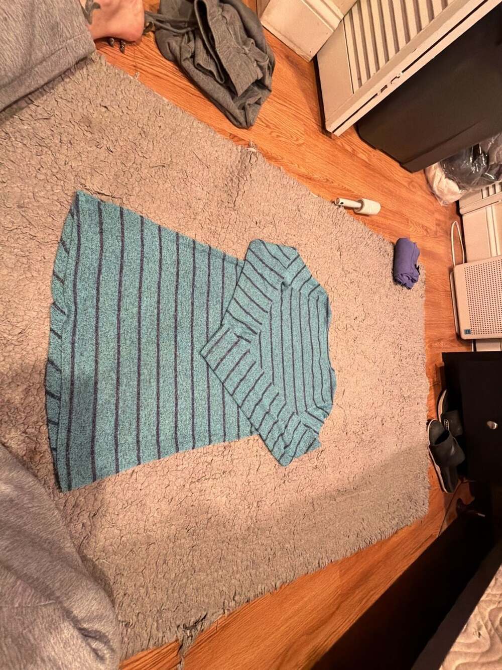 Nic+zoe shirt has Long Sleeve Striped Tunic Top